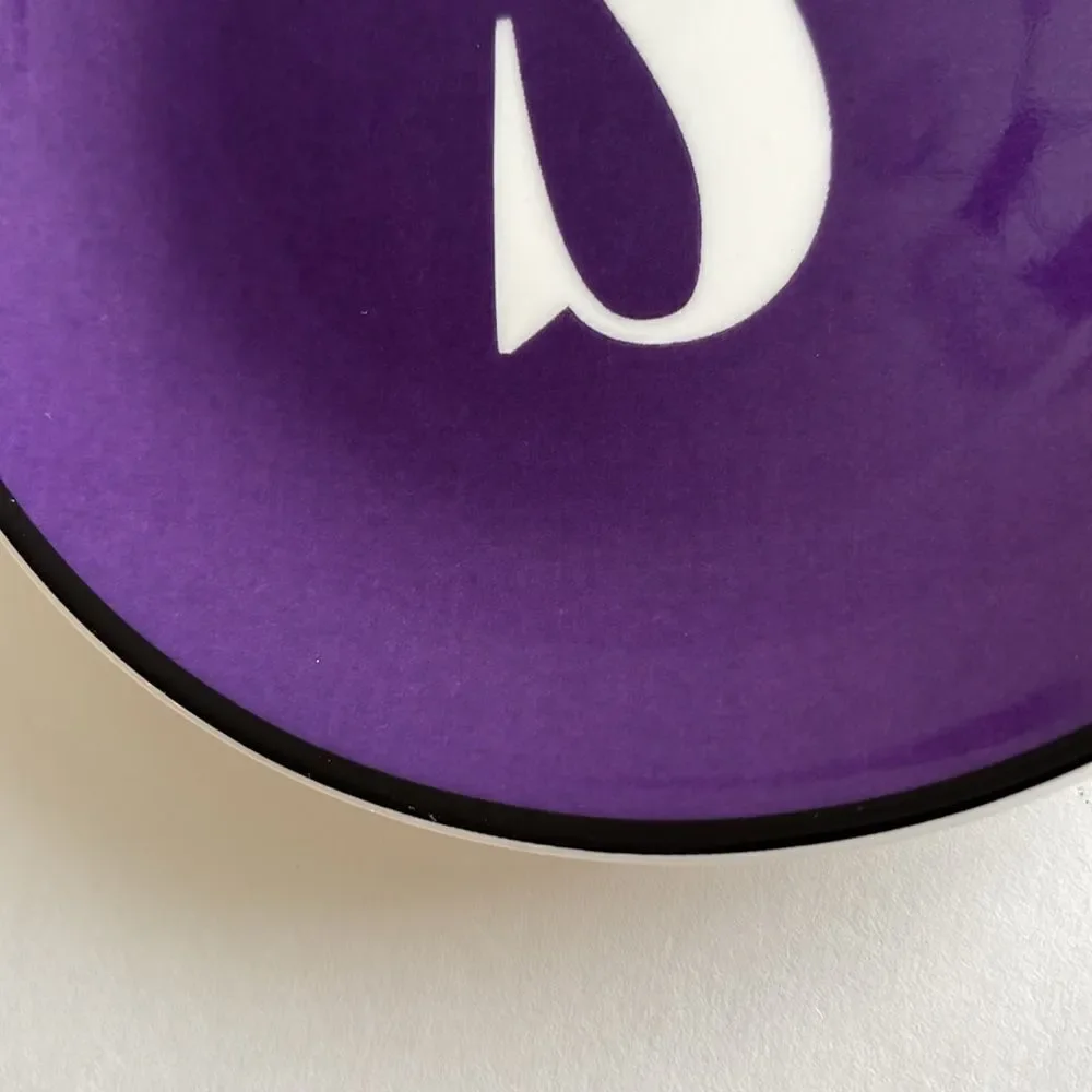 NWT Kate Spade NY Wickford To The Letter S Dish Plate Purple Lenox 6.75”